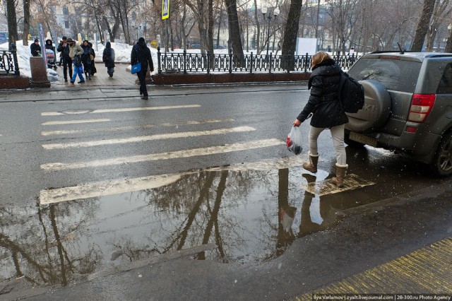 Москва - грязный город