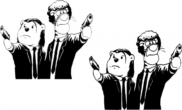 Винсент-Пух и Джулс-тигра