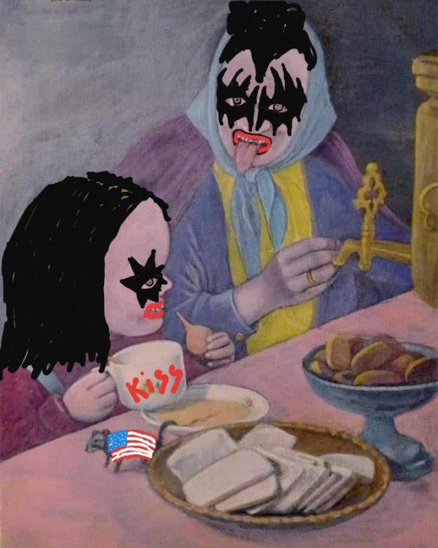 Бабушка и машенька пьют чай картина википедия