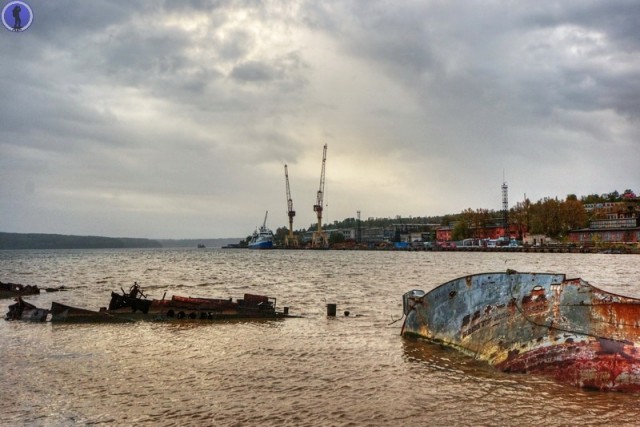 Заброшенный Северный Судоремонтный Завод в Советской Гавани