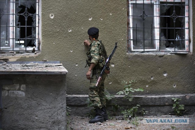 Горящий Донбасс в фотографиях