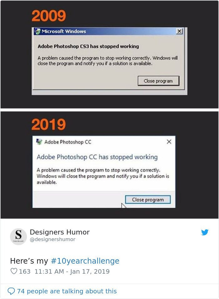 Лучшие приколы про #10YearChallenge
