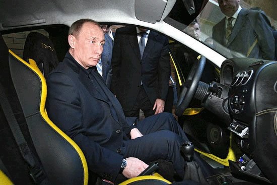 Путин осмотрел ВАЗ