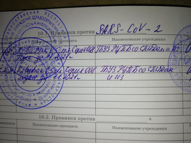 Имитация вакцинации КовиВаком в СПб