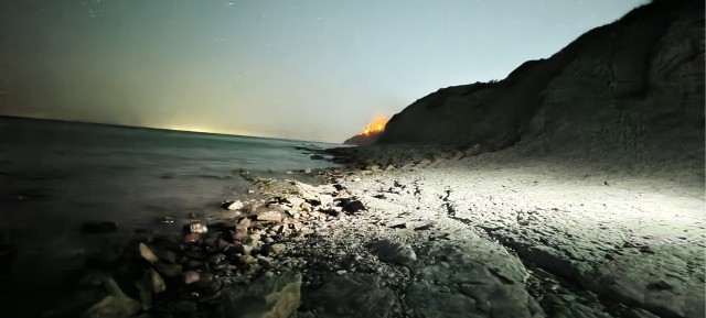 Горит гора в Анапе