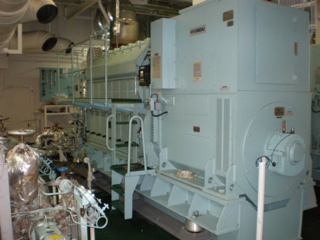 Машинное отделение современного судна