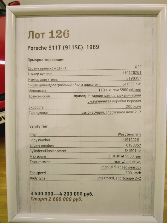 Про выставку редких и антикварных автомобилей