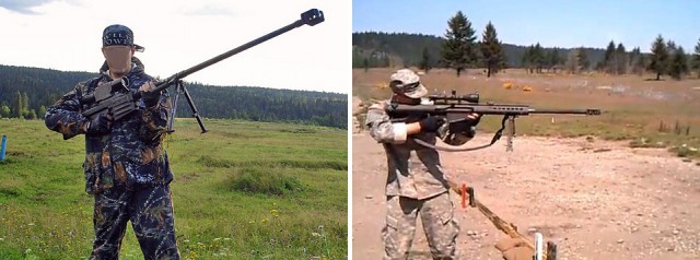 Снайпер и калибр 12,7 мм - что творит такая пуля