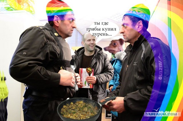 Фотожаба: Приставы и страховщики.