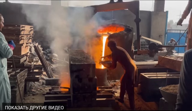 Производство огромных шестеренок в Индии