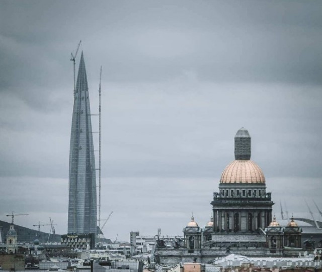 Лахта Центр - самая большая "сосулька" в Европе
