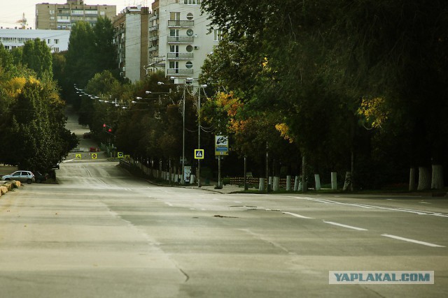 Самара без людей.