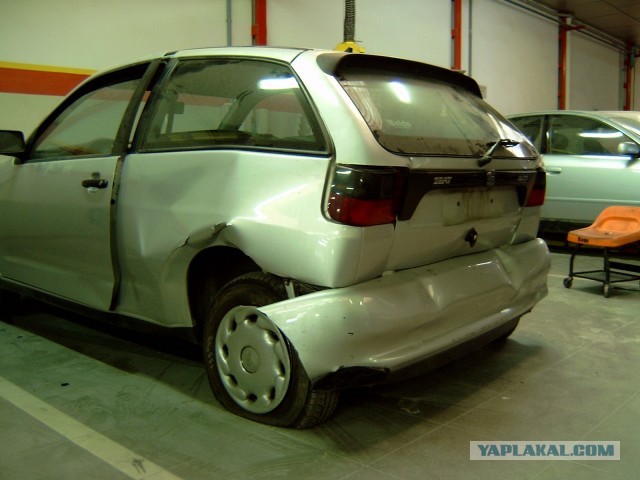 Ремонт автомобиля со сложным перекосом.