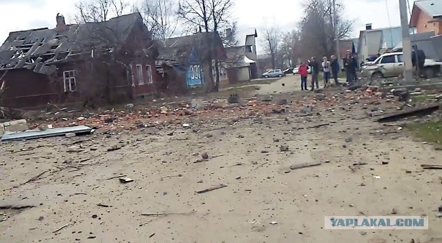 Взрыв пиротехники в Орле