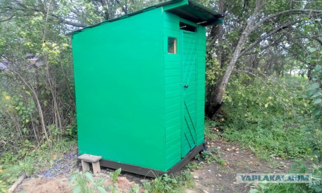 Туалет "лето-зима" для сада-дачи.