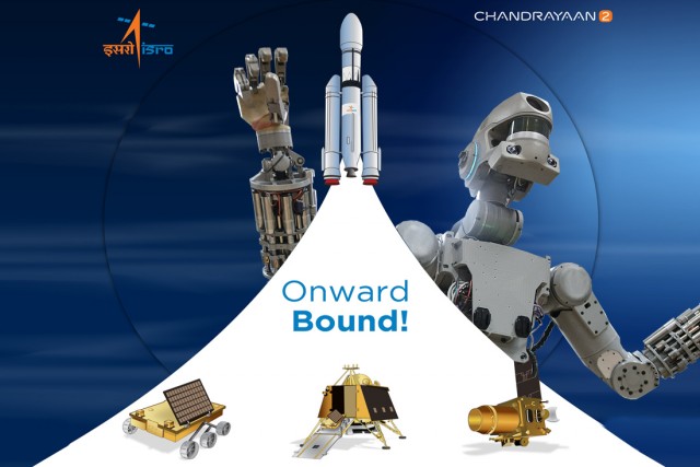 Посадка на луну: Трансляция посадки Chandrayaan-2  Индия