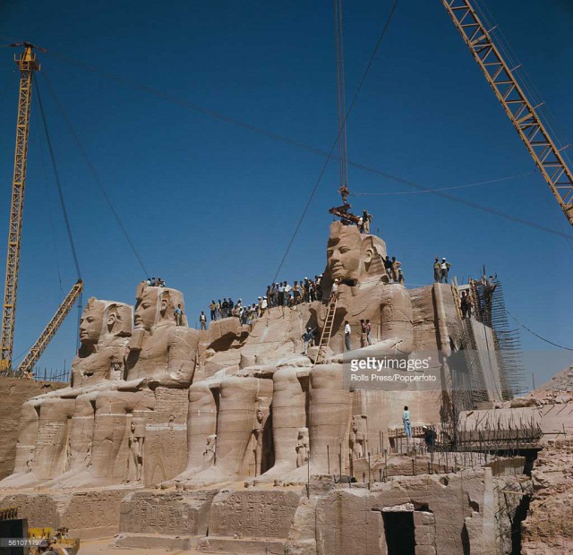 Спасение Храма Рамсеса II в фотографиях