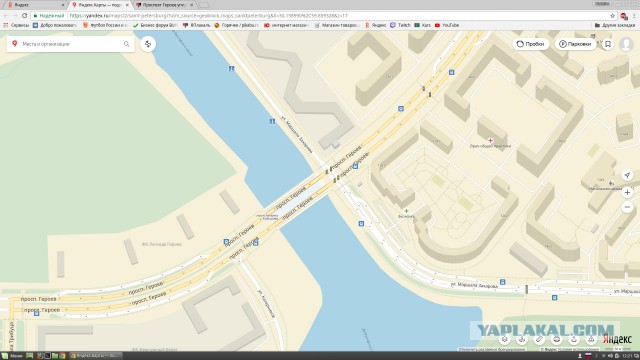 Проспект Героев упирается в...