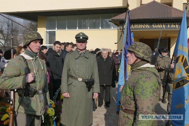 Государственные похороны ветерана СС в Ивано-Франковске