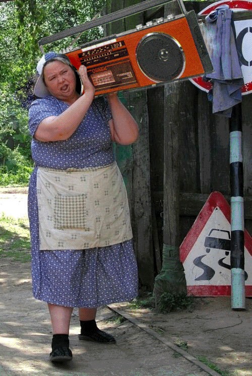 фотожаба: с бревном