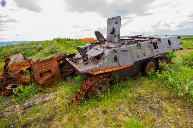 Заброшенный на о.Кильдин военный городок 2-го дивизиона 616-го ОБРП