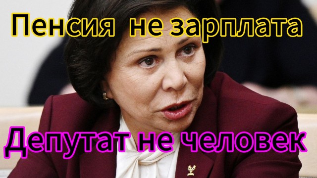 Нетоварищ депутат Роднина
