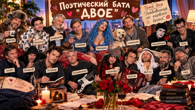 Двое, поэтический батл