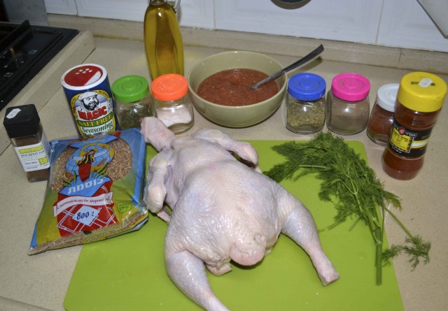 Курочка фаршированная.