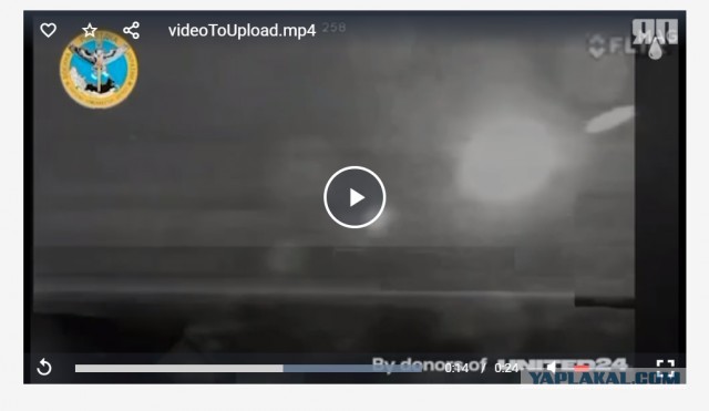 В Сети появилось видео, как утверждается, пострадавшего корабля "Минск" в Севастополе