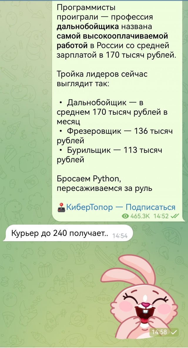 Походу, я побил рекорд по зарплате в России