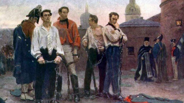 Хрустя французской булкой: 1825 год.
Пятерка героев (или безумцев)...