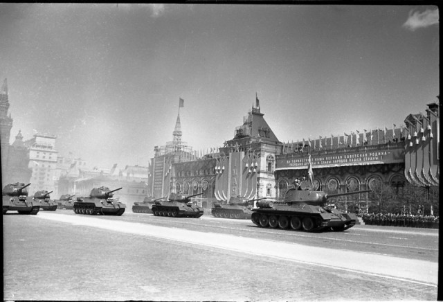 Военный парад весна 1951 года. Часть 2.