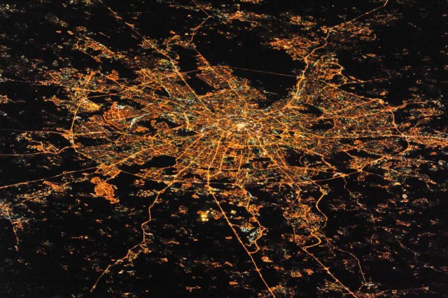 Москва из космоса