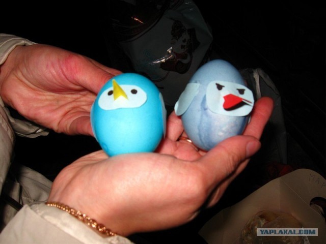 Пасха 2011. Крашенные яйца