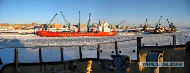 Норильск и Дудинка с высоты