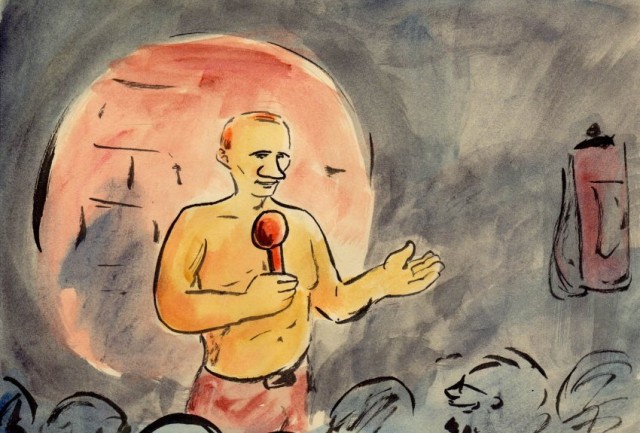 Путин глазами немецкого карикатуриста
