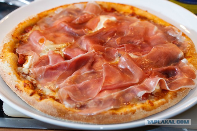 Пицца с Пармской ветчиной (Pizza Prosciutto Crudo)