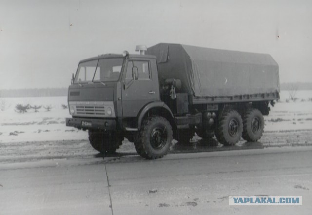 Автопробег грузовиков КАМАЗ 1978 год.