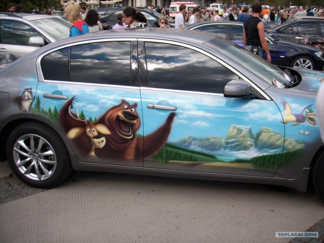 Аэрография автомобиля