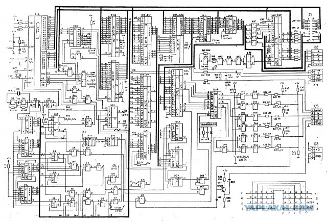 Zx spectrum схема принципиальная
