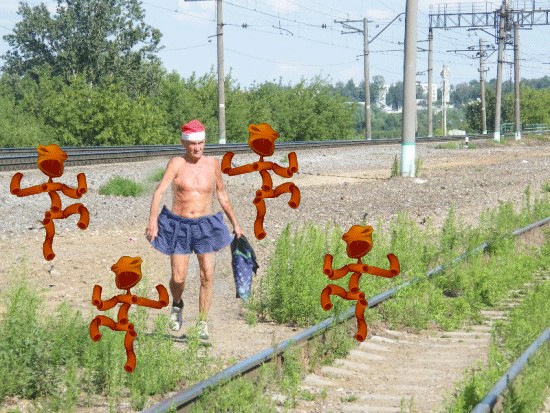 Фотожаба: Летний Дед Мороз