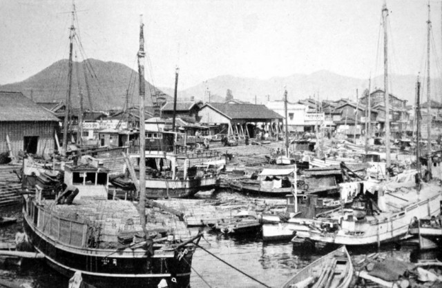 Хиросима до и после атомной бомбардировки, 1945 год.