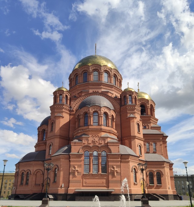 Мамаев Курган при температуре +41