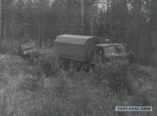 Автопробег грузовиков КАМАЗ 1978 год.