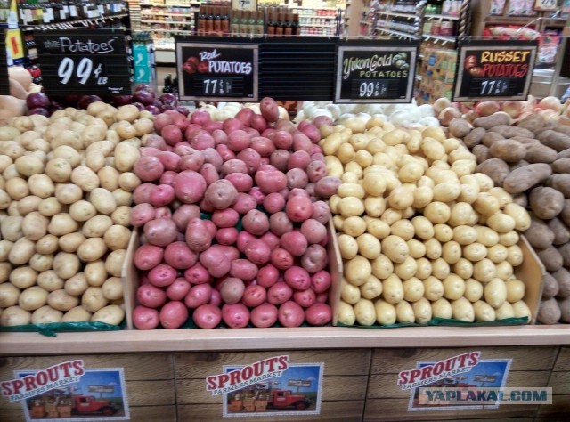 Русский продуктовый магазин в Лос-Анджелесе