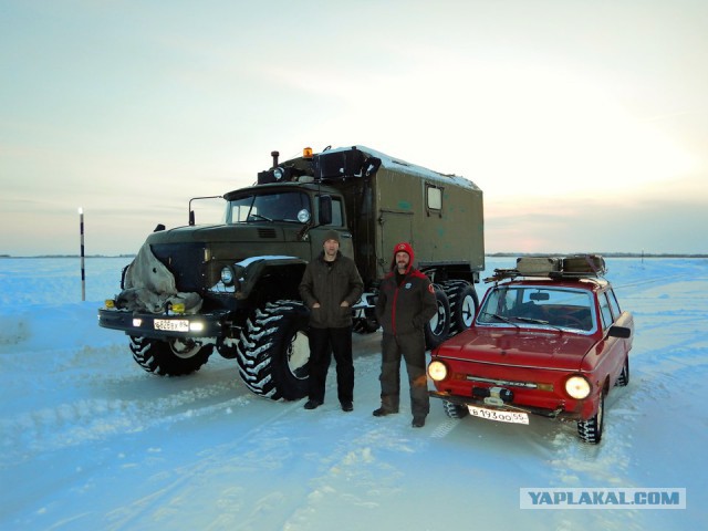 По зимникам на Запорожце