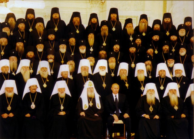 Фотожаба: Путин и священники