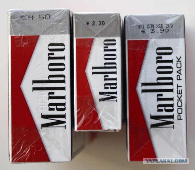 Сравнительная дегустация сигарет Marlboro производства США и России