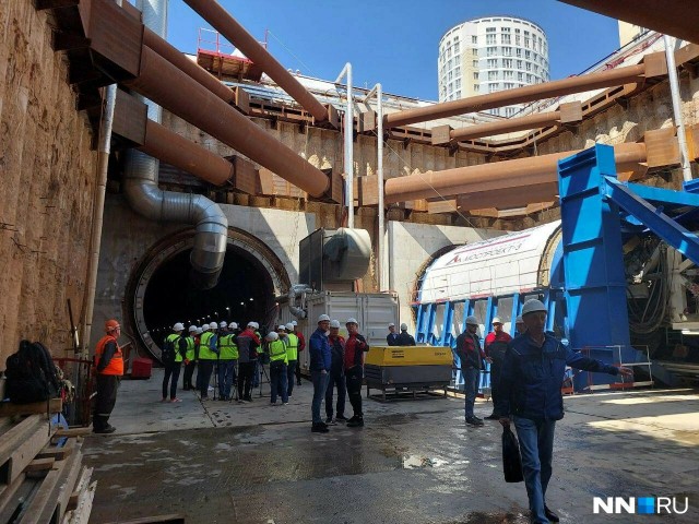 В Нижнем Новгороде начата проходка второго тоннеля Автозаводской линии метро