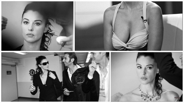 Моника Белуччи, Канны 2003, за сценой